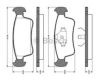 BOSCH 0 986 TB2 578 Brake Pad Set, disc brake